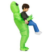 ET-Aliens Inflatable Costume Scary Monster Cosplay For Adult Kids Thanksgiving Christmas Party Festival Stage Children Clothing Quick Pick Grocers