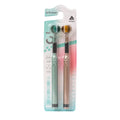 3-Sided Toothbrush for Comprehensive Cleaning | Ideal Angle Design | Raised Tongue Coating Brush | 2-Pack | Soft Bristles for Ge Econic Blanks