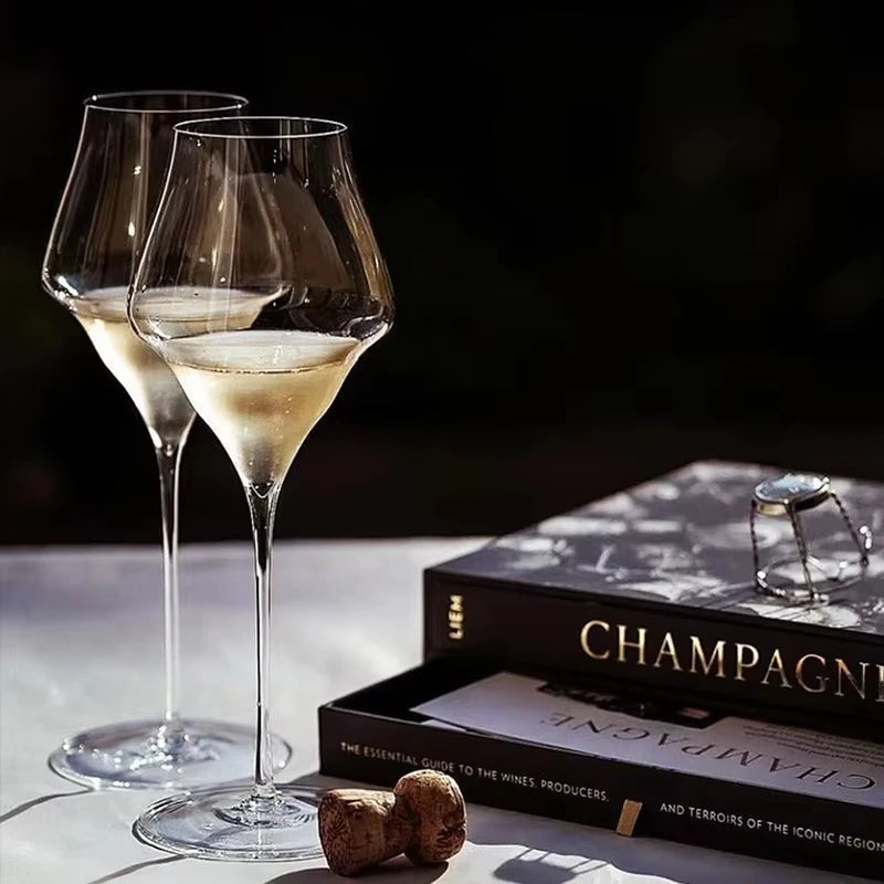 Josephinen Style Luxury Superior Quality Crystal Wine Glass 0.5mm Extremely Thin Handmade Flawless Champagne Cup Quick Pick Grocers