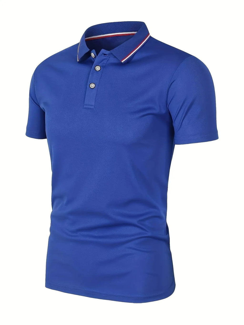 2025 Hot Sale Men's Summer Casual Breathable Comfortable Polo Shirt Men's Solid Color High Quality Short Sleeve T-Shirt Quick Pick Grocers