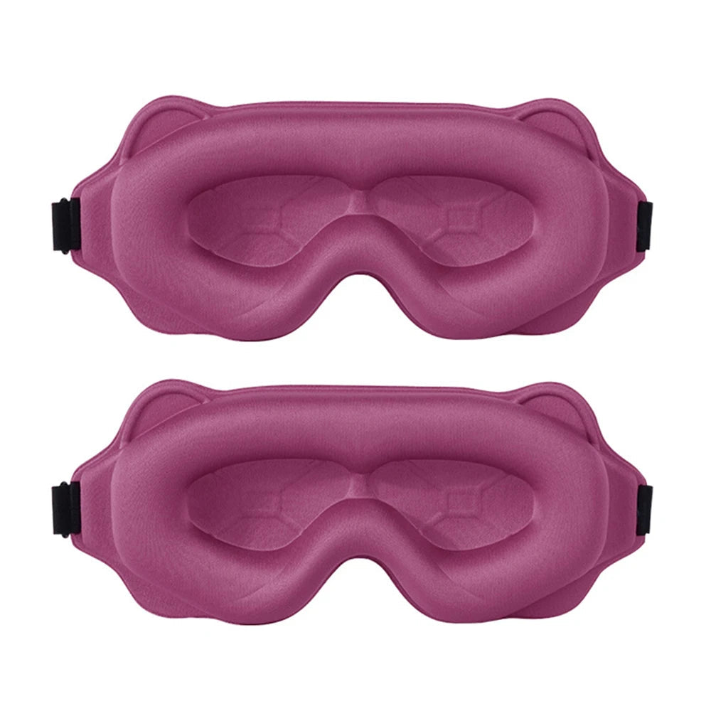 3D Sleeping Mask Block Out Light Sleep Mask For Eyes Soft Sleeping Aid Eye Mask for Travel Eyeshade Night Breathable Slaapmasker Quick Pick Grocers