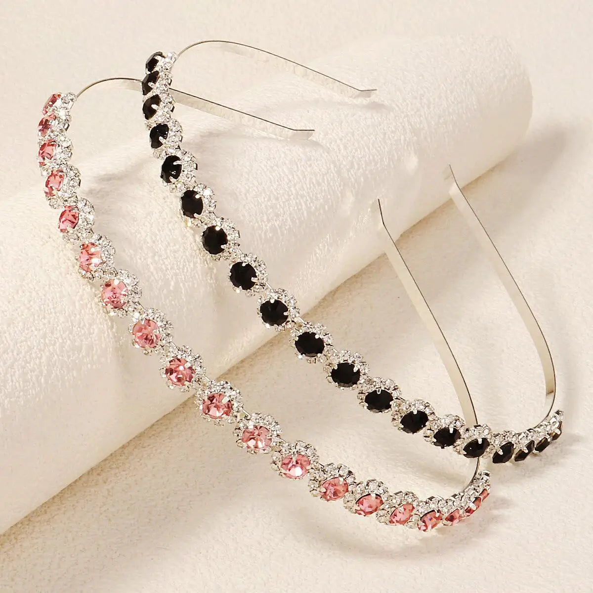 Sparkling Rhinestones Hair Bands Fashionable Crown Handmade Head Bands Jewelry Accessories School Halloween Gifts for Girls Quick Pick Grocers