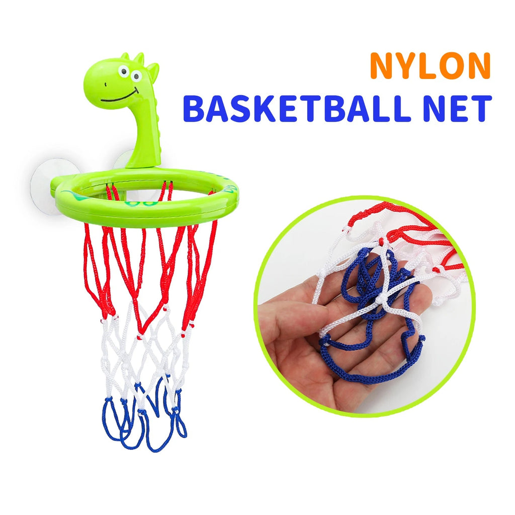 Baby Bath Toy Children Water Play Toys Set Bathroom Bathtub Suction Cup Shooting Basketball Hoop with 3 Balls Bath Toys for Kids Quick Pick Grocers