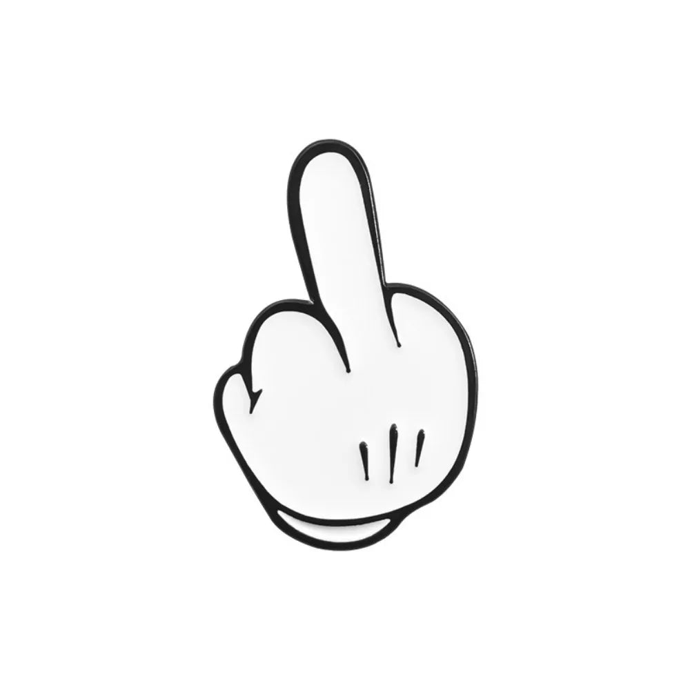 Cartoon Finger Gesture Love You Enamel Pins Creative Metal Decoration Brooch Lapel Badge Clothes Backpack Accessory for Friends Quick Pick Grocers