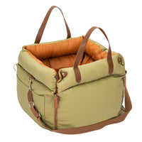 Dog Car Seat with Safety Belt - Non-Slip Pet Car Bed for Small Dogs, Washable Travel Carrier with Secure Straps for Safe Car Quick Pick Grocers