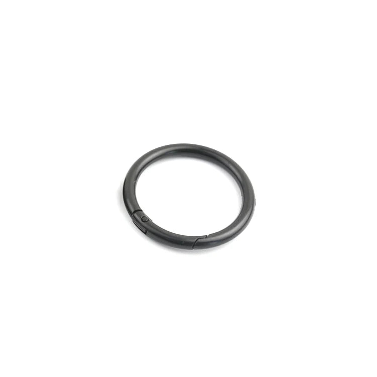 Metal spring gate O Ring Openable Keyring Leather Craft Bag belt strap buckle trigger snap clasp clip connector DIY accessory Quick Pick Grocers