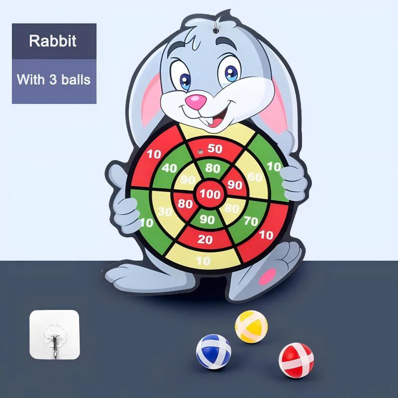 Educational Games Dart Board Baby Toy Stickey Ball Dart Indoor Sports Child Montessori Games for Children 3 to 7 Years Quick Pick Grocers