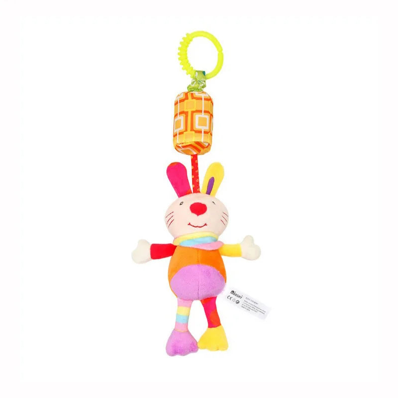 Newborn Baby Plush Stroller Toys Baby Rattles Mobiles Cartoon Animal Hanging Bell Educational Baby Toys 0-12 Months Speelgoed Purest Peak