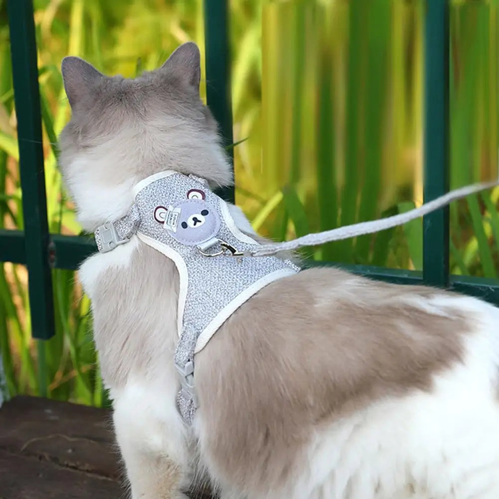 Undershirt Style Pet Leash Adjustable Cat Dog Harness Breathable Leash  Convenient Pet Vest For Small Dog Cat Supplies Econic Blanks