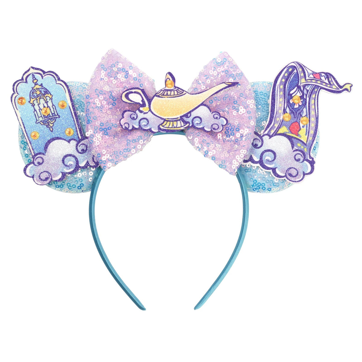 New Christmas Halloween Mouse Ears Headband Cartoon Sequin Bows Headband Birthday Party Princess Cosplay Costume For Women Adult Quick Pick Grocers