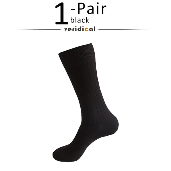Man Long Socks Plus Combed Cotton Striped Business Breathable,Deodorant Party Dress Large Size Formal Socks Gentleman EU45-50 Quick Pick Grocers