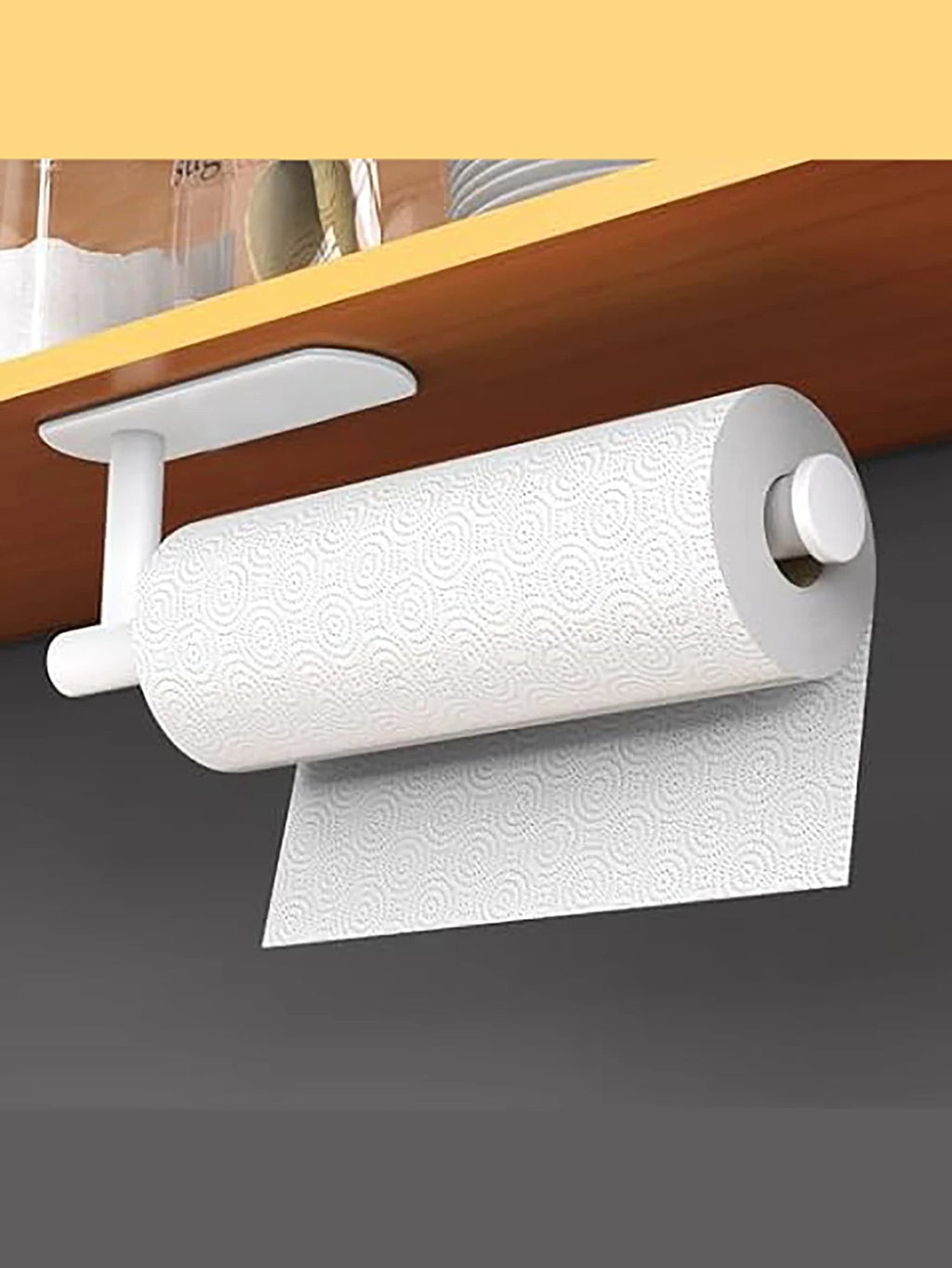 Kitchen Paper Towel Holder Adhesive Tissue Hanger Toilet Roll Paper Dispenser Cabinet Storage Napkin Rack Bathroom Accessories Econic Blanks