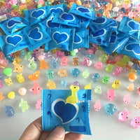 10/30/60PCS Mini Surprise Blind Bags Luminous Animal Figurines Miniature Mystery Bag For Potted Dollhouse Fairy DIY Garden Decor Quick Pick Grocers