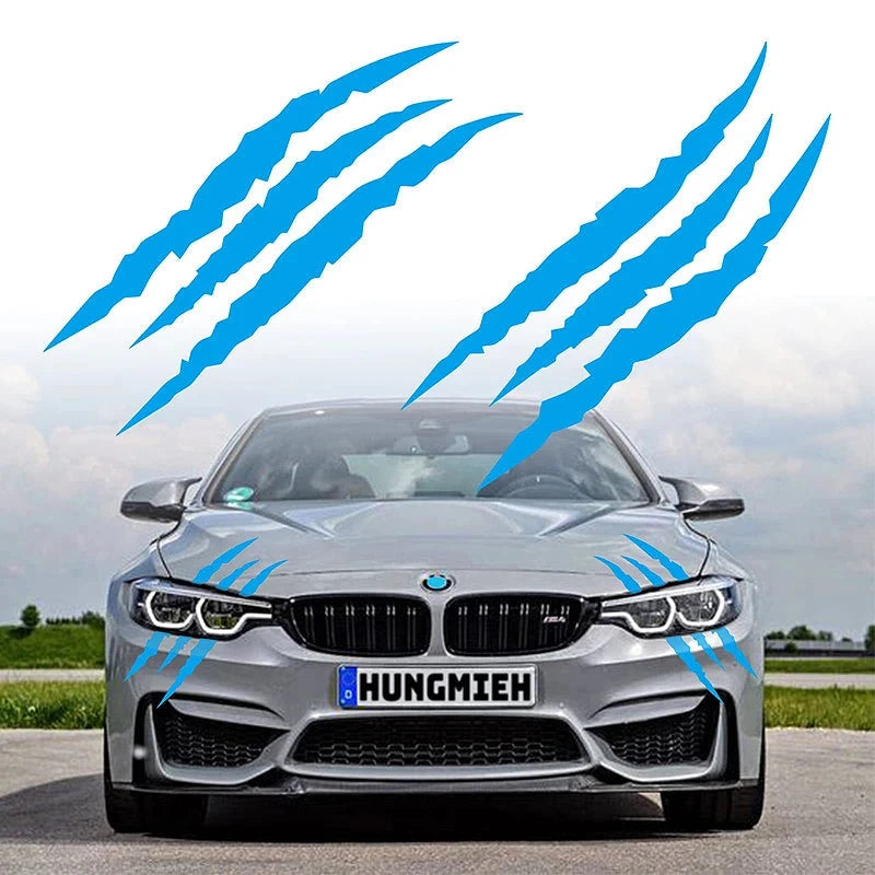Car Stickers Ghost Claw Car Hood Vinyl Sticker Creative Modification Reflective Stickers Devil Paw Scratches Car Decoration Econic Blanks