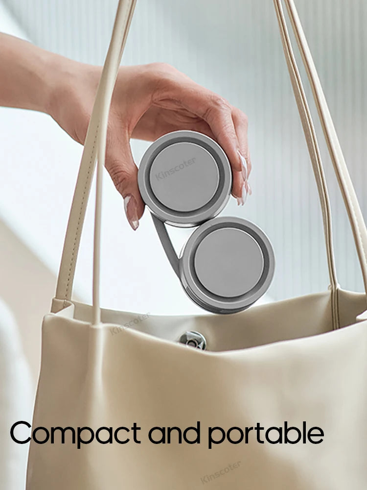 New Hanging Neck Fan Portable Cooling Fan Air Cooler USB Leafless Bladeless Neckband Mini Rechargeable Electric Fans Quick Pick Grocers