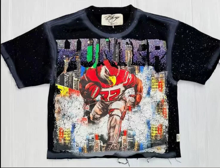 Shinning Bling Diamond Short Sleeve Cropped T-shirt for Men and Women Crew Neck Rhinestone Loose Cotton Summer Tshirts Oversized Quick Pick Grocers
