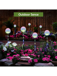 1PC/2PC 1 head/3 head solar LED dandelion outdoor ground mounted light,suitable for courtyard,garden,and landscape decoration Quick Pick Grocers