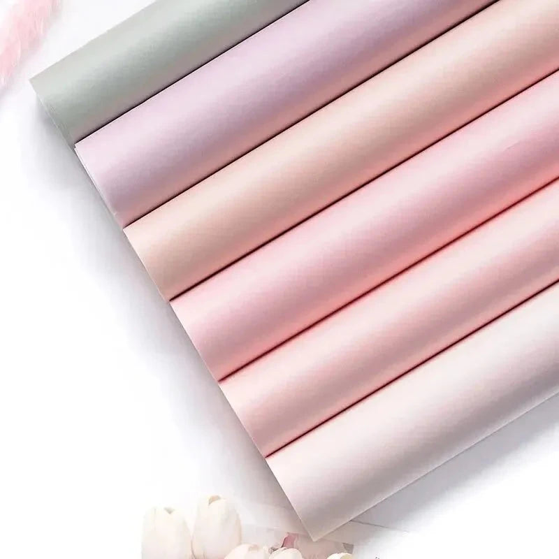 40pcs Tissue Paper 75*52CM Craft Paper Floral Wrapping Scrapbooking Paper Party Gift Packaging Decorative Flower Packing Paper Econic Blanks