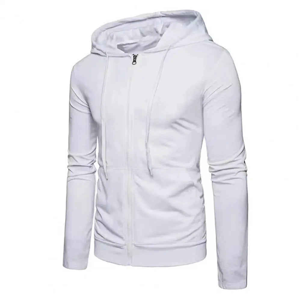 Autumn Men Sweatshirts Long Sleeve Jacket Hoodie Zipper Closure Jacket Male Hoodies Sweatshirt Slim Fit Male Clothing Econic Blanks