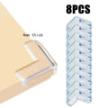Transparent PVC Baby Protection Strip with Double-Sided Tape Anti-Bumb Kid Safety Table Edge Furniture Guard Corner L Protectors Purest Peak