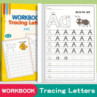 32-Page A-Z Alphabet Practice Book - Interactive Alphabet Learning and Creative Coloring Activities, Develop Writing Skills, Back-To-School Supplies, Easter and Christmas Gifts, Preschool Children, Alphabet Learning Book, Pre Quick Pick Grocers