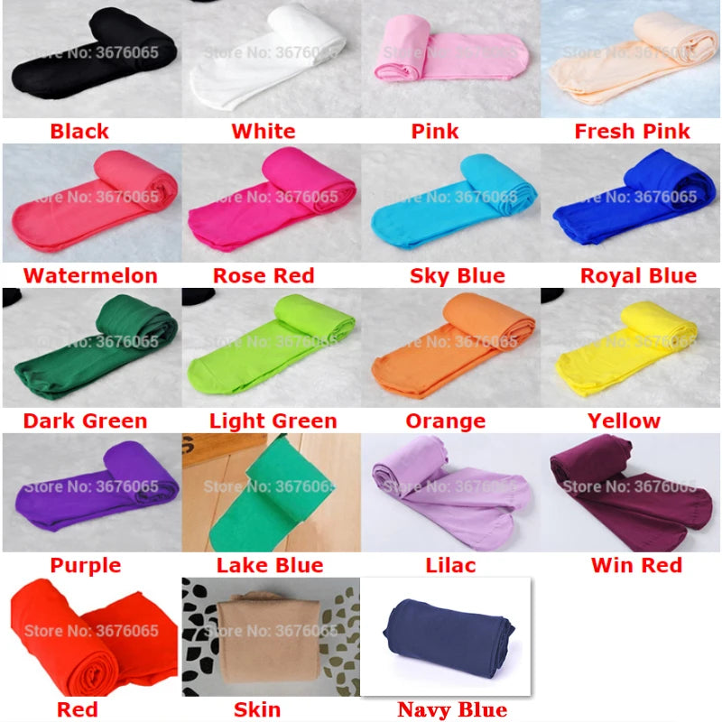 Spring/autumn candy color child tights for baby girl kids velvet white pantyhose stockings for infant student ballet dance socks Quick Pick Grocers