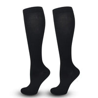 1 Pair Women's & Men's Compression Socks 15-20 mmHg Knee High Stocking for Cycling Soccer Running Athletic Calf Socks Quick Pick Grocers