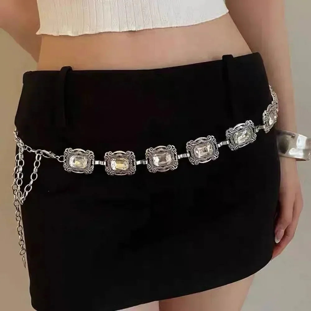 New Butterfly Tassel Waist Chain Y2K Trendy Bohemian Belt Summer Beach Accessories Vintage Flower Bohemian Belt Quick Pick Grocers