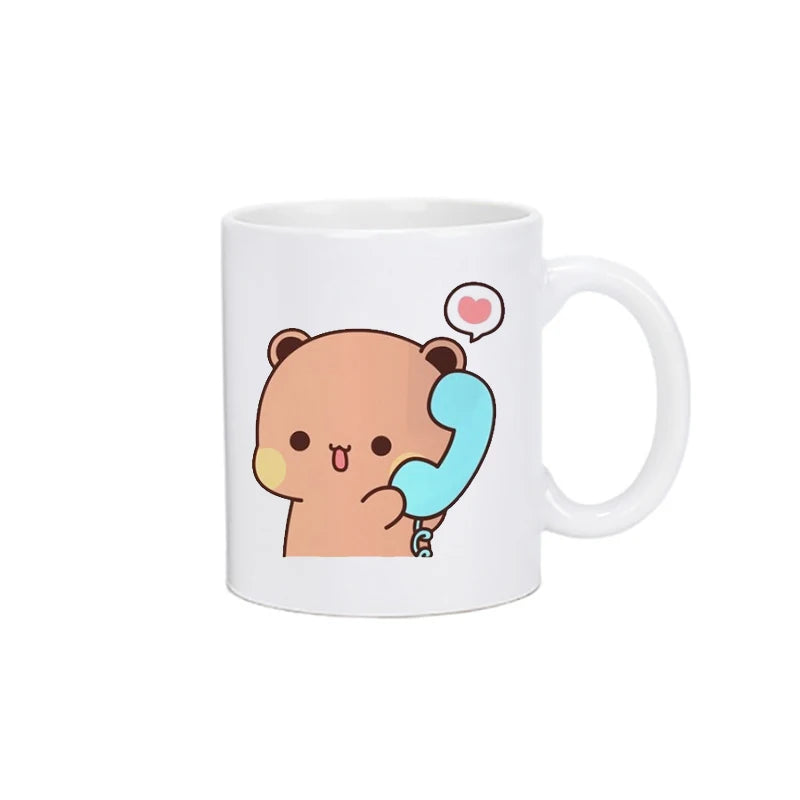 Panda Bear Bubu Dudu Coffee Milk Cup Mocha Cat Panda Bear Couple Christmas Mug Kawaii Cups Original Mugs Free Shipping Drinkware Quick Pick Grocers