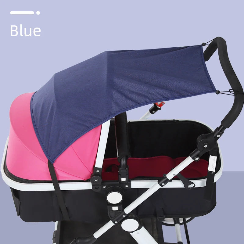 Universal Baby Stroller Accessories Sun Shade UV Protection Sunshade Carriage Canopy Cover for Prams Infants Car Seat Sun Visor Purest Peak