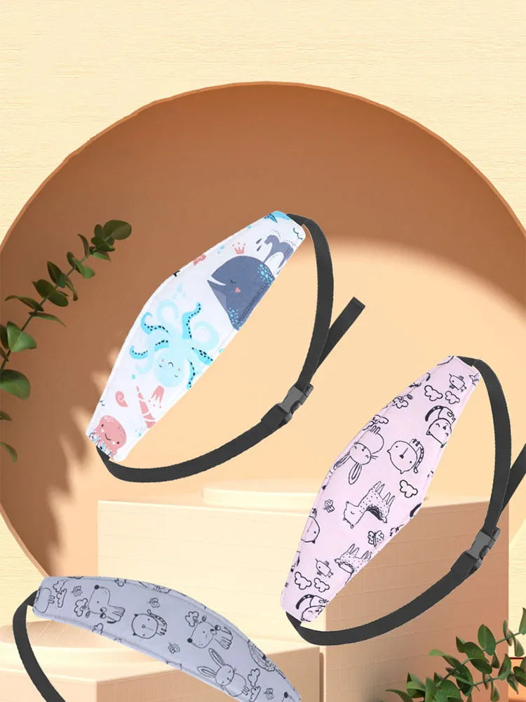 Infant Baby Carseat Head Support Fastening Belt Adjustable Boy Girl Playpens Sleep Positioner Children Car Seat Straps Pillows Purest Peak
