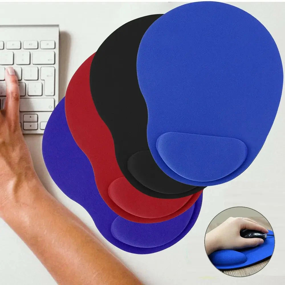 Ergonomic Wrist Rest Mouse Pad Comfortable Wrist Support Non Slip Mice Mat Soft Mousepad For PC Laptop Computer Econic Blanks