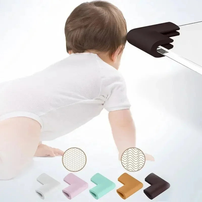 10Pcs/Lot Baby Safety Corner Protector Soft NBR Foam Baby Proofing Edge and Corner Guards Child Safety Corner Bumpers with Tapes Quick Pick Grocers