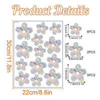 Rainbow Suncatcher Window Stickers PVC Cat Butterfly Prism Glass Wall Sticker Home Kids Bedroom Decoration Self Adhesive Decal Quick Pick Grocers