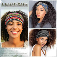 European American Women'S Bohemian Style Elastic Headscarf Fashionable Breathable Cotton Wide Brimmed Hair Accessories Quick Pick Grocers