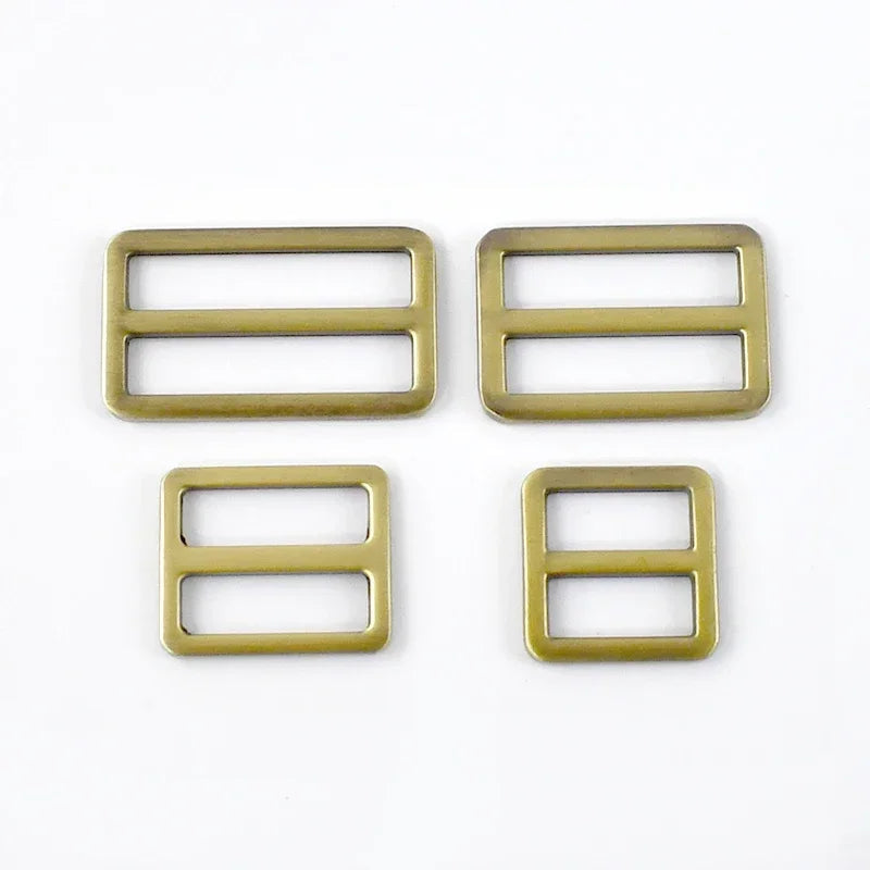 5/10Pcs 20-50mm Metal Ring Buckles for Bag Strap Tri Glide Slider Clasp Webbing Dog Belt Adjuster Hooks DIY Hardware Accessories Quick Pick Grocers