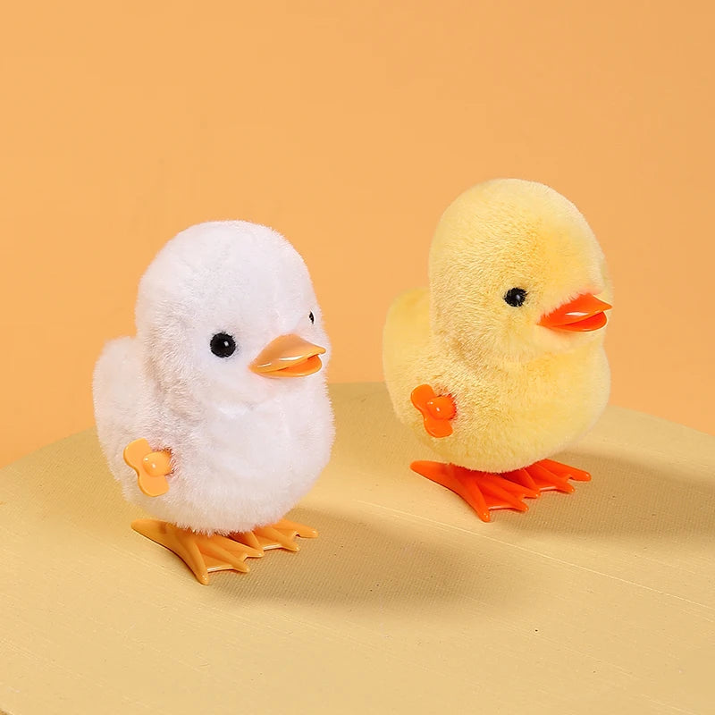 1pc Jumping Chicken Duck Toy, Simulation Plush Jumping Duck Interactive Toy, Small Animal, Birthday Gift Econic Blanks