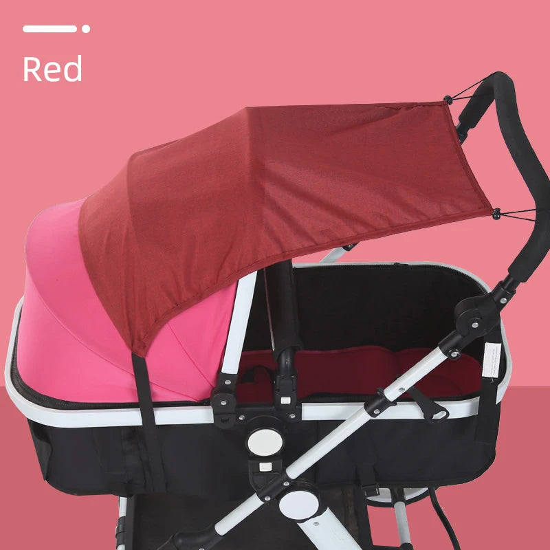 Universal Baby Stroller Accessories Sun Shade UV Protection Sunshade Carriage Canopy Cover for Prams Infants Car Seat Sun Visor Purest Peak