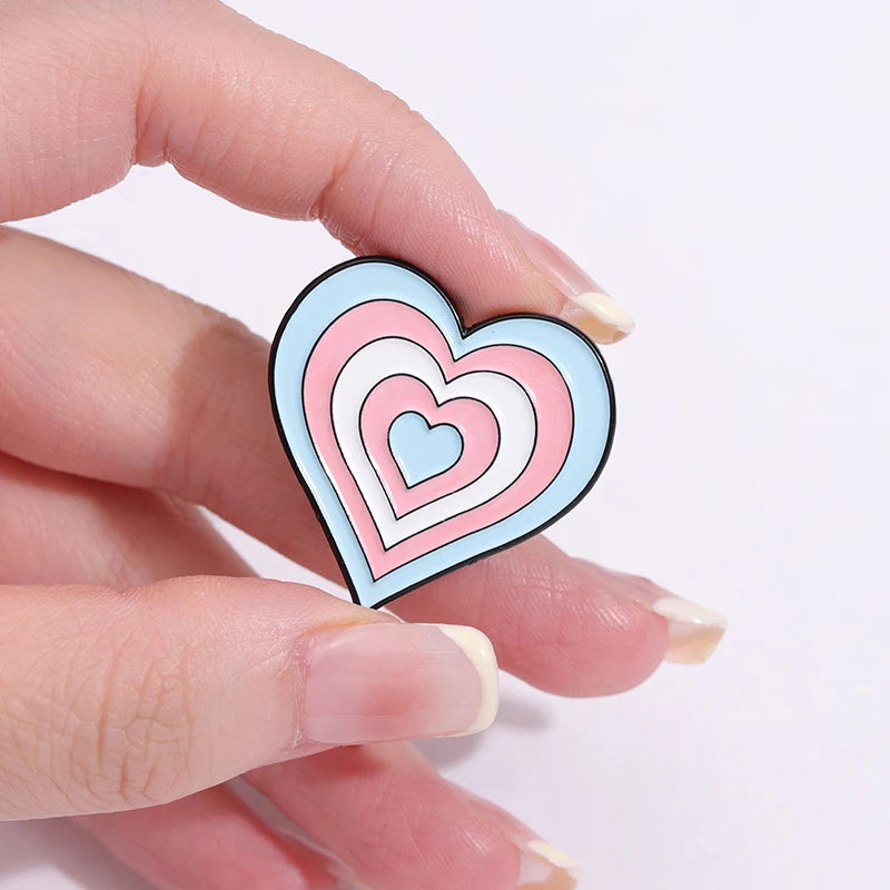 Trans Rights Are Human Right Enamel Pins Custom Trans Women Brooches Lapel Badges Lesbian Gay Jewelry Gift For Loves Friends Quick Pick Grocers