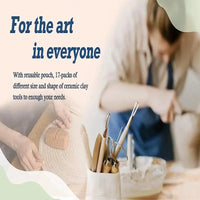 Pottery Clay Sculpting Tools Kit 8-61 Pcs/Set, Ceramic Wax Clays Carving Tools for Art Craft Pottery Sculpting Modeling Tool Set Econic Blanks