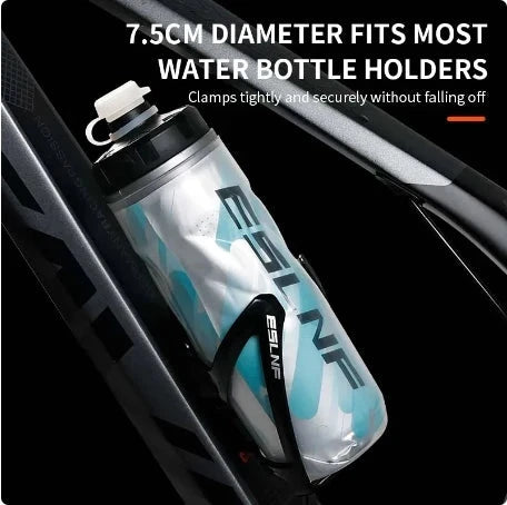 610ML Cycling Keep Cold Water Bottle MTB Road bike Portable Cup Lightweight Outdoor Cycling Water bottle Bike Accessory Econic Blanks