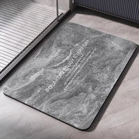 Diatomaceous Earth Bath Mat Bathroom Rug Absorbent Non-slip Floor Foot Mats Quick Dry Shower Carpet Toilet Pad Doormat Washable Econic Blanks