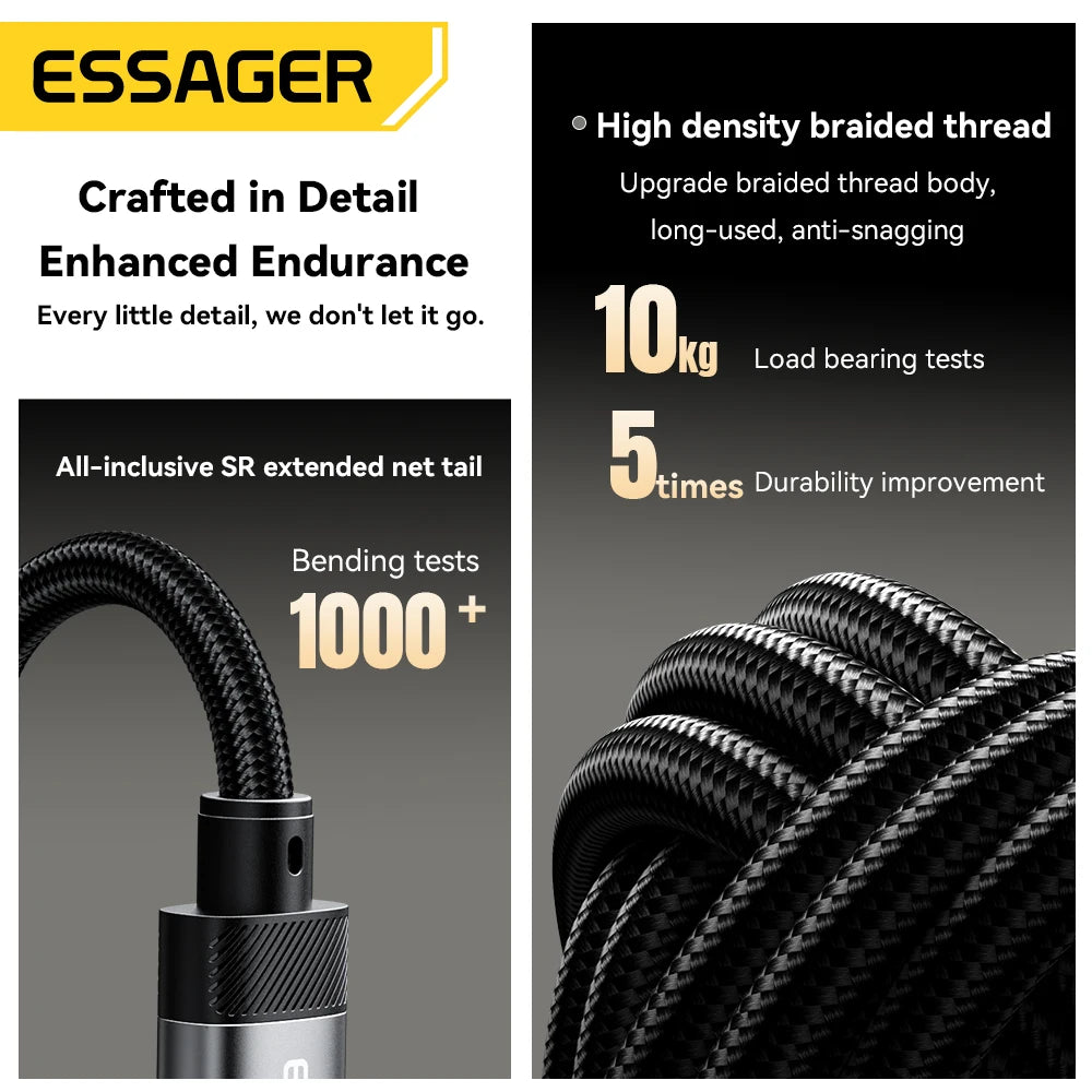 Essager Lightning to 3.5mm jack Audio Adapter Headphone Aux Cable USB Type C to 3.5 Adapter OTG Type C For iphone Xiaomi Oneplus Quick Pick Grocers