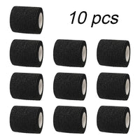 Black sports self-adhesive elastic bandage with 4.8-meter elastic knee pads, 18 colors for fingers, ankles, palms, and shoulders Quick Pick Grocers
