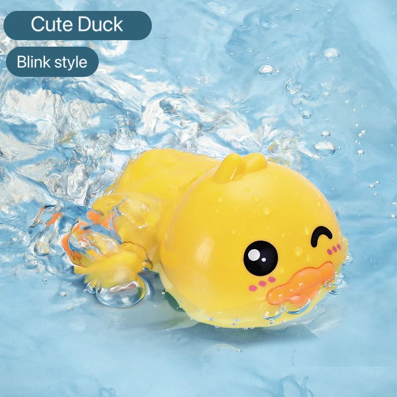 1 Pcs Bathing and Playing with Ducks Bathroom Parent Child Interaction Bathing and Swimming Toys Quick Pick Grocers