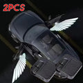 2Pcs Car Welcome Lamp Car Angel Wings Car Door LED HD Welcome Decorative Light Cars Accessories for Univers-al Vehicle Models Econic Blanks