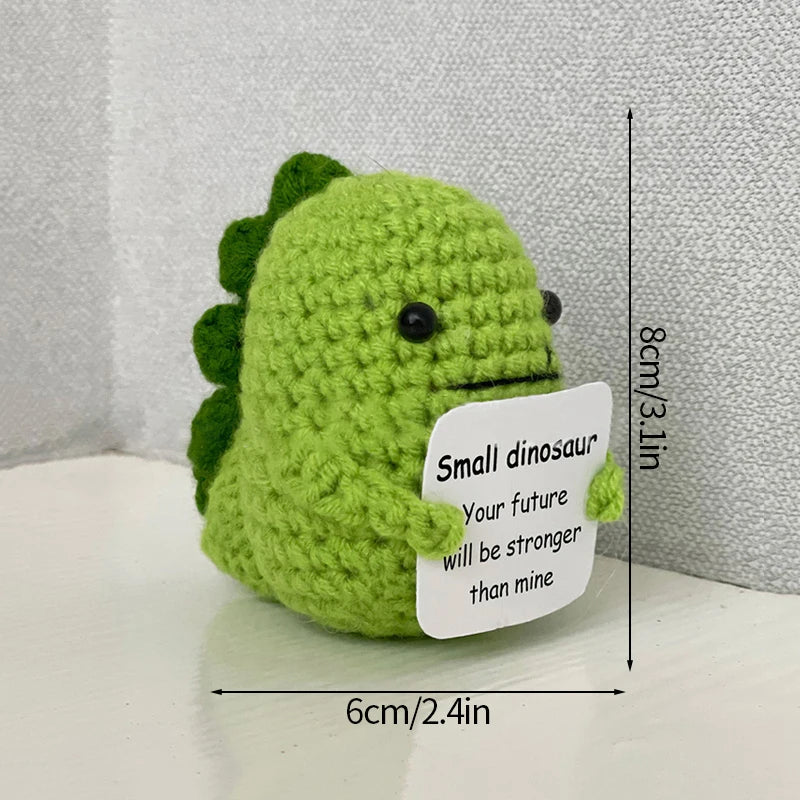 Crochet Positive Energy Doll Pocket Hug Mother's Day Gifts 2026 Handmade Knitted Ornament Handmade Crochet Doll Graduation Gifts Quick Pick Grocers