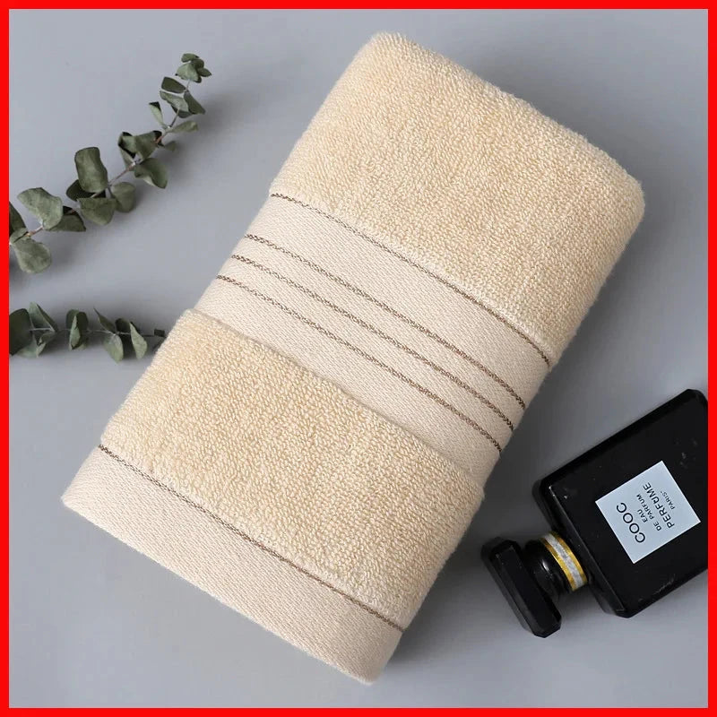 All-cotton Class A Thickened Absorbent Jacquard Polyester-cotton Skin-friendly Face Towel Bath Pure Cotton Towel Adult Towel Econic Blanks