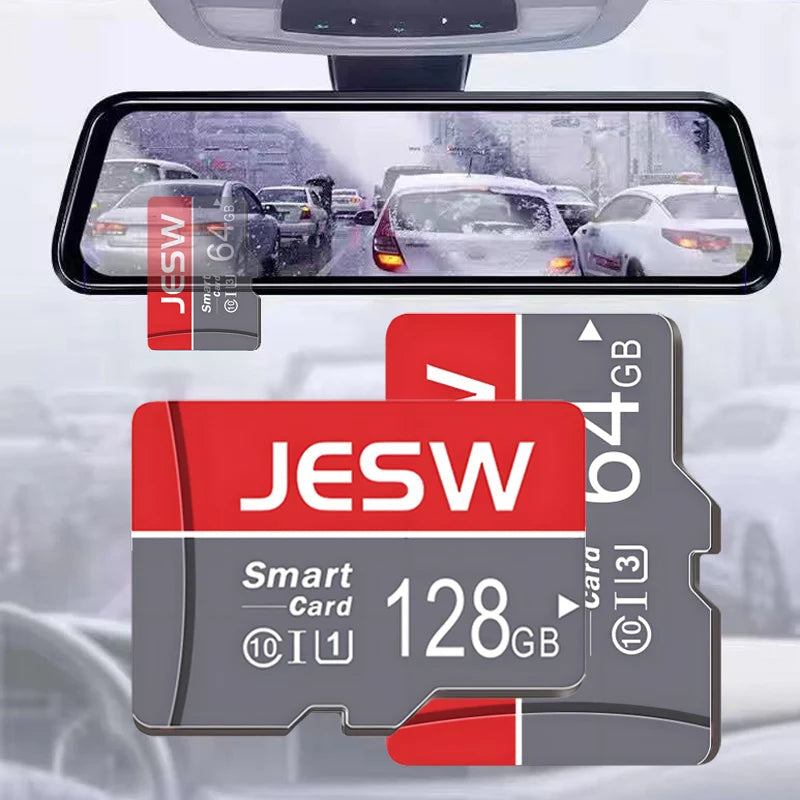 JESW Micro 256G Ultra Memory  SD Card TF Flash Card A1 V10 C10 U1 32GB 64G 16G 8G 4G Micro for Camera UAV Phone  Switch Table Econic Blanks