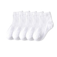 5 Pairs/Lot Children Socks Boy Girl Cotton Fashion Breathable Mesh Socks Spring Summer High Quality 1-12Years Kids Birthday Gift Quick Pick Grocers
